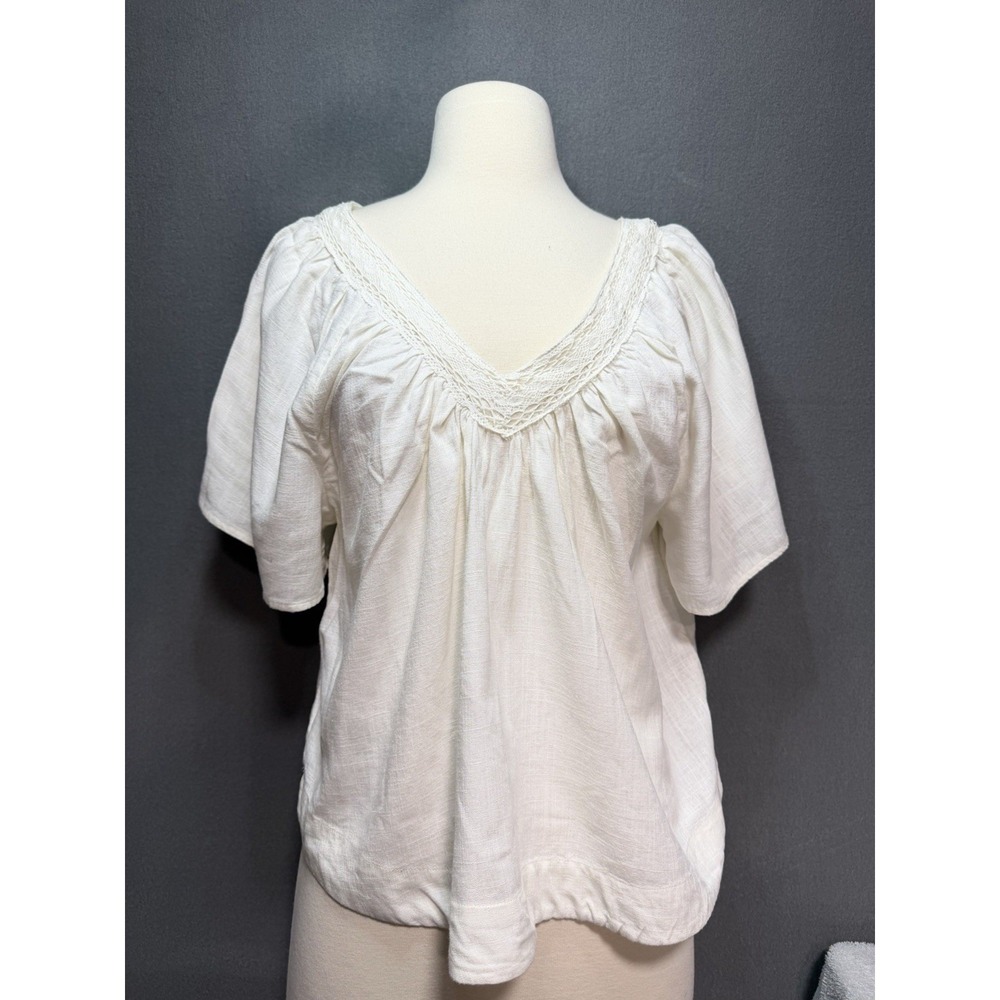 loft white tops womens SIze S